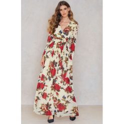 Długie sukienki: SheIn Sukienka z długim rękawem - Multicolor,Yellow