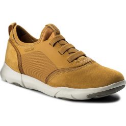Półbuty GEOX - U Nebula S A U825AA 02211 C2003 Ochreyellow. Żółte półbuty skórzane męskie marki Geox, na sznurówki. W wyprzedaży za 349,00 zł.