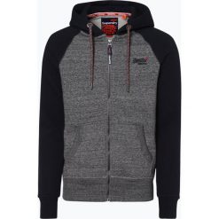 Superdry - Męska bluza rozpinana, szary. Szare bluzy męskie Superdry, s, bez wzorów, z kapturem, bez rękawów, bez kaptura. Za 349,95 zł.