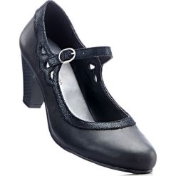 Buty ślubne damskie: Czółenka bonprix czarny