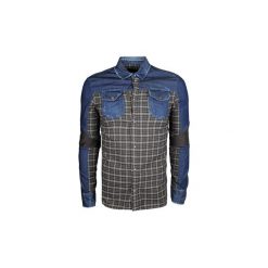 Koszule z długim rękawem Frankie Morello FMCF7029TO / Shirt Anglesite. Niebieskie koszule męskie Frankie Morello, xl, bez wzorów, bez kołnierzyka, z długim rękawem. Za 649,00 zł.