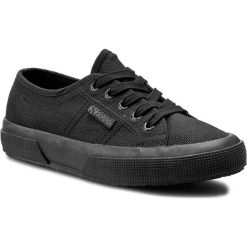 Tenisówki SUPERGA - 2750 Cotu Classic S000010 Total Black 997. Czarne półbuty damskie Superga, na co dzień, bez wzorów, z gumy, bez obcasa, na płaskiej podeszwie, bez zapięcia. Za 239,00 zł.