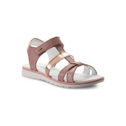 LASOCKI YOUNG CI12-TRES-07 Różowy. Różowe sandały dziewczęce Lasocki Young, ze skóry, bez zapięcia. Za 89,99 zł.