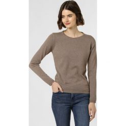 Apriori - Sweter damski, beżowy. Brązowe swetry damskie Apriori, s, bez wzorów, z kaszmiru, klasyczne, bez rękawów, bez kaptura. Za 299,95 zł.