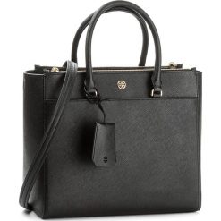 Torebki klasyczne damskie: Torebka TORY BURCH – Robinson Double-Zip Tote 46332 Black/Royal Navy 018