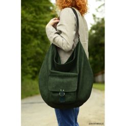 Torebki klasyczne damskie: Hobo Pocket Green