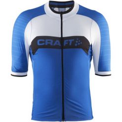 Craft Męska Koszulka Rowerowa Gran Fondo Niebieski Xl. Niebieskie koszulki męskie Craft, xl, bez wzorów, z materiału, sportowe, bez kołnierzyka, z krótkim rękawem, krótkie. W wyprzedaży za 186,00 zł.