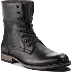Kozaki KAZAR - Hylas 9633-27-00 Black. Czarne glany męskie Kazar, z materiału, na sznurówki. Za 669,00 zł.