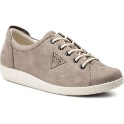 Sneakersy ECCO - Soft 2.0 20650302375 Warm Grey. Szare półbuty damskie ecco, ze skóry. W wyprzedaży za 329,00 zł.