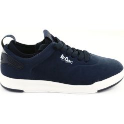 Buty męskie Lee Cooper 19-29-041B granatowe. Buty sportowe męskie Lee Cooper, ze skóry, na sznurówki. W wyprzedaży za 179,00 zł.