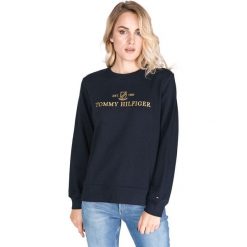 Tommy Hilfiger Kizzy Bluza Niebieski. Niebieskie bluzy damskie TOMMY HILFIGER, s, z haftami, z bawełny, bez rękawów, bez kaptura. Za 426,95 zł.