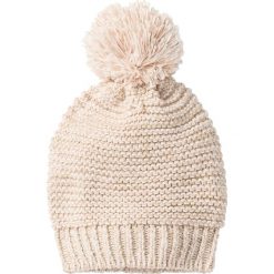 Czapka melanżowa bonprix perłowy beżowy - matowy beżowy - złoty kolor melanż. Brązowe czapki zimowe damskie marki bonprix. Za 29,99 zł.