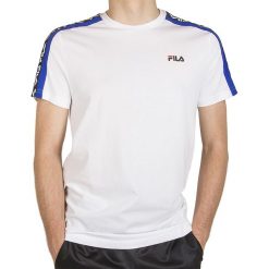 FILA THANOS > 687700-L85. Koszulki męskie Fila, xl, z aplikacjami, z bawełny, klasyczne, z okrągłym kołnierzem, z krótkim rękawem, krótkie. Za 149,99 zł.