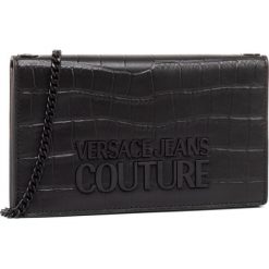 Torebka VERSACE JEANS COUTURE - E3VVBPL6 71411 899. Czarne torebki klasyczne damskie Versace Jeans Couture, bez wzorów, z jeansu, eleganckie, bez dodatków. Za 1279,00 zł.