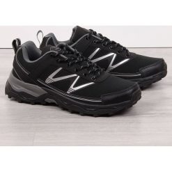 Buty sportowe trekkingowe czarne Atletico - czarny / szary. Szare buty sportowe damskie Atletico. Za 119,99 zł.