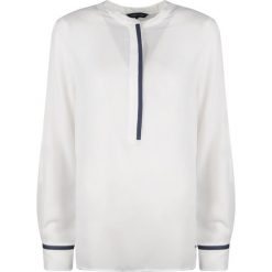 Tommy Hilfiger Bluzka "Zoe". Bluzki damskie TOMMY HILFIGER, na co dzień, bez wzorów, z tkaniny, z okrągłym kołnierzem, bez rękawów. Za 189,00 zł.