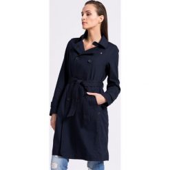 G-Star Raw - Płaszcz. Niebieskie płaszcze damskie marki G-Star RAW, s, z bawełny, retro. W wyprzedaży za 449,90 zł.