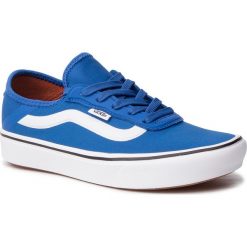 Tenisówki VANS - Comfycush Zushi VN0A3WM6VJI1 Lapis Blue/True White. Niebieskie trampki i tenisówki damskie Vans, bez wzorów, z gumy, bez zapięcia. W wyprzedaży za 229,00 zł.