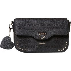Desigual Torebka Bols Miękka chustka Amor gos Negro 19WAXPDO 2000. Szare chusty damskie Desigual, bez wzorów. Za 321,00 zł.