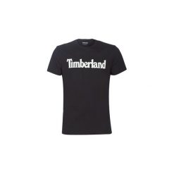 T-shirty z krótkim rękawem Timberland SS KR Linear regular tee BLACK. Czarne t-shirty męskie Timberland, s, bez wzorów, bez kołnierzyka, krótkie. Za 129,00 zł.