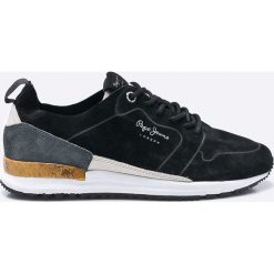 Pepe Jeans - Buty. Szare halówki męskie Pepe Jeans, z jeansu, na sznurówki. W wyprzedaży za 239,90 zł.