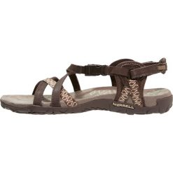 Rzymianki damskie: Merrell TERRAN LATTICE II Sandały trekkingowe dark earth