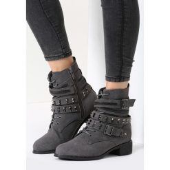Ciemnoszare Botki Unbelievable Union. Szare botki damskie saszki vices. Za 109,99 zł.