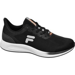 Sneakersy męskie Fila czarne. Czarne sneakersy męskie Fila, bez zapięcia. Za 159,90 zł.