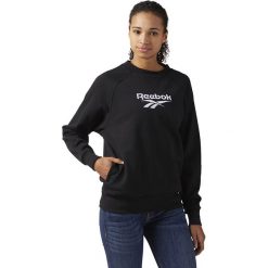 Bluza Reebok Cover Up (CF3950). Czarne bluzy damskie Reebok, bez wzorów, z bawełny, bez rękawów, bez kaptura. Za 116,99 zł.