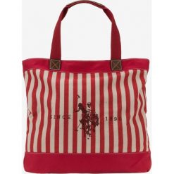 U.S. Polo Assn Maryland Torba Czerwony. Czerwone torebki klasyczne damskie U.S. Polo Assn., w paski, z materiału, bez dodatków. Za 309,95 zł.