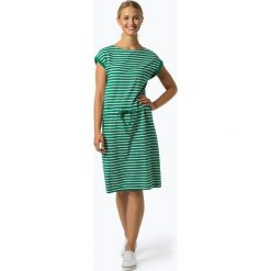 Taifun - Sukienka damska, zielony. Zielone sukienki damskie Taifun, w paski, z bawełny, bez kołnierzyka, bez rękawów, dopasowane. Za 229,95 zł.