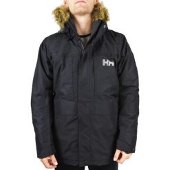 Helly Hansen Coastal 2 Parka 54408-990. Czarne kurtki męskie Helly Hansen, l, bez wzorów, z poliesteru, bez kaptura. W wyprzedaży za 799,99 zł.