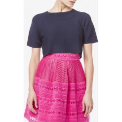 Pinko Palmarola Crop Top Niebieski. Niebieskie podkoszulki damskie Pinko, m, bez wzorów, z wiskozy, bez kołnierzyka, bez rękawów. Za 826,95 zł.