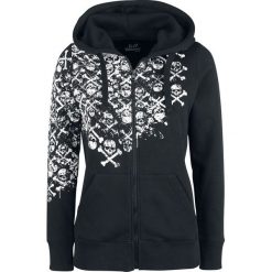 Full Volume by EMP Freaking Out Loud Bluza z kapturem rozpinana damska czarny. Czarne bluzy damskie z kapturem marki Full Volume by EMP, xl, z nadrukiem. Za 109,90 zł.