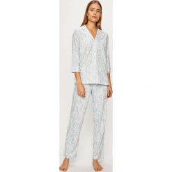 Lauren Ralph Lauren - Piżama. Niebieskie piżamy damskie Lauren Ralph Lauren, s, bez wzorów, z bawełny, bez rękawów. Za 439,90 zł.