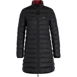 Kurtka puchowa LOVE MOSCHINO WK46301T 9828. Czarne kurtki damskie Love Moschino, bez wzorów, z poliesteru, bez kaptura. W wyprzedaży za 949,00 zł.
