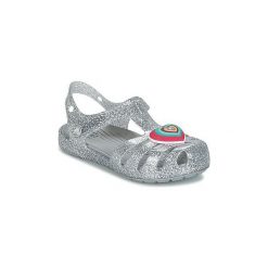 Sandały Dziecko Crocs CROCS ISABELLA NOVELTY SANDAL. Szare sandały dziewczęce Crocs, bez zapięcia. Za 111,30 zł.