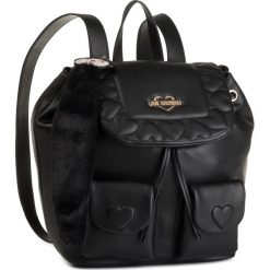 Plecak LOVE MOSCHINO - JC4087PP18LO0000 Nero. Czarne plecaki damskie Love Moschino, bez wzorów, ze skóry ekologicznej, klasyczne. Za 1039,00 zł.