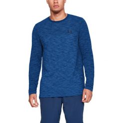Under Armour Vanish Seamless Koszulka Niebieski. Niebieskie podkoszulki męskie Under Armour, l, bez wzorów, z elastanu, bez kołnierzyka, długie. Za 257,95 zł.