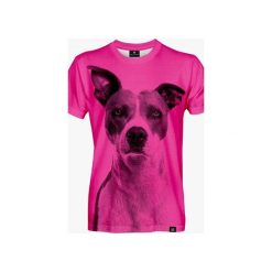 Pink Dog men's t-shirt. Różowe t-shirty męskie marki Mars from venus, s, bez wzorów, bez kołnierzyka. Za 118,30 zł.
