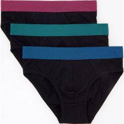 Slipy 3 pack - Czarny. Czarne slipy męskie Reserved, xxl, bez wzorów. Za 59,99 zł.