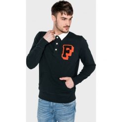 Franklin & Marshall Polo Bluza Czarny. Czarne bluzy męskie Franklin Marshall, l, z haftami, z bawełny, polo, bez rękawów, bez kaptura. Za 447,95 zł.