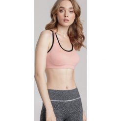 Łososiowy Biustonosz Sportowy We Know. Różowe biustonosze sportowe damskie Renee, xl, bez wzorów, z materiału. Za 39,99 zł.