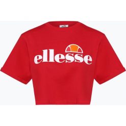 Ellesse - T-shirt damski, czerwony. Czerwone t-shirty damskie marki Ellesse, s, bez wzorów, z bawełny, eleganckie, bez kołnierzyka. Za 99,95 zł.