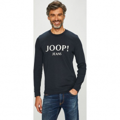 Joop! - Bluza. Szare bluzy męskie s, z nadrukiem, z bawełny, z okrągłym kołnierzem. W wyprzedaży za 269,90 zł.