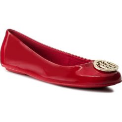 Baleriny damskie: Baleriny TOMMY HILFIGER – Appleton 16P FW0FW02139 Tango Red 611