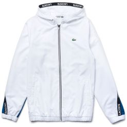 LACOSTE SIGNATURE BANDS BICOLOUR SWEAT JACKET > BH8844-1HX. Kurtki męskie Lacoste, xl, bez wzorów, z poliesteru, street, bez kaptura. W wyprzedaży za 389,99 zł.