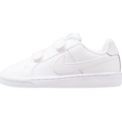 Nike Sportswear COURT ROYALE (PSV) Tenisówki i Trampki white. Białe trampki dziewczęce Nike Sportswear, ze skóry. W wyprzedaży za 152,10 zł.