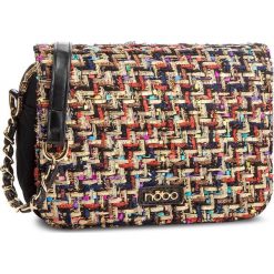 Torebka NOBO - NBAG-F4690-C020 Czarny Kolorowy. Czarne torebki klasyczne damskie marki Nobo, bez wzorów, z materiału, eleganckie, bez dodatków. W wyprzedaży za 139,00 zł.