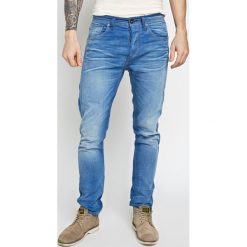 Selected - Jeansy Five Rico. Niebieskie jeansy męskie marki Selected, z aplikacjami. W wyprzedaży za 269,90 zł.